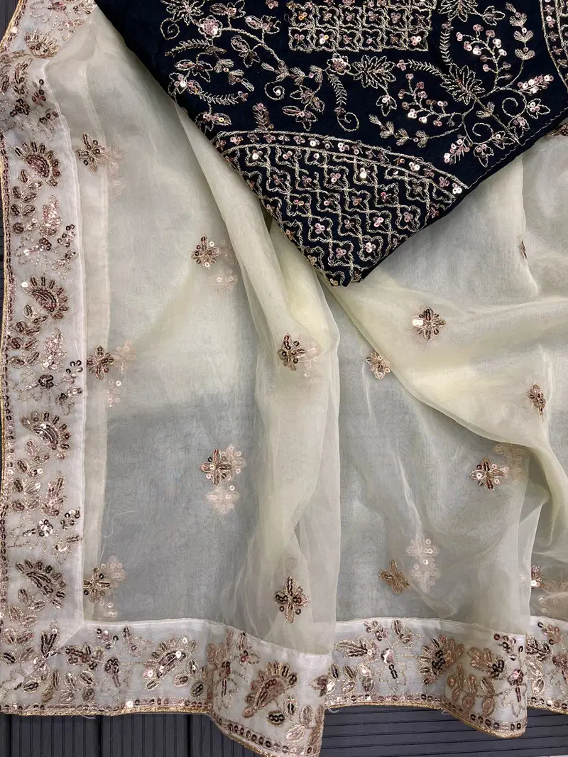 Off White Colour BT 396 Organza Designer Saree Wholesale Price In Surat